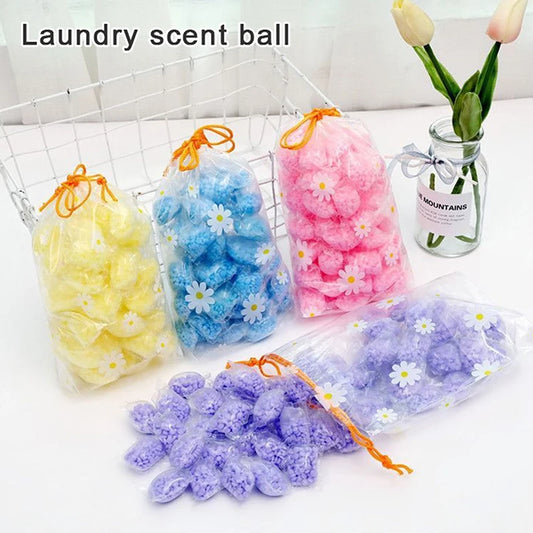 10pcs Laundry Fragrance Beads Granule Water Soluble Softener Pods Laundry Scent Booster Aroma Boosting Clothes Aromatherapy