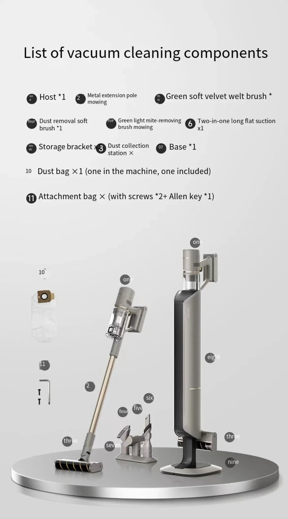 New product Dreame H30 Combo StationDouble Rolls Brushing Dragging and Sweeping Integrated Sterilization and Heat Drying