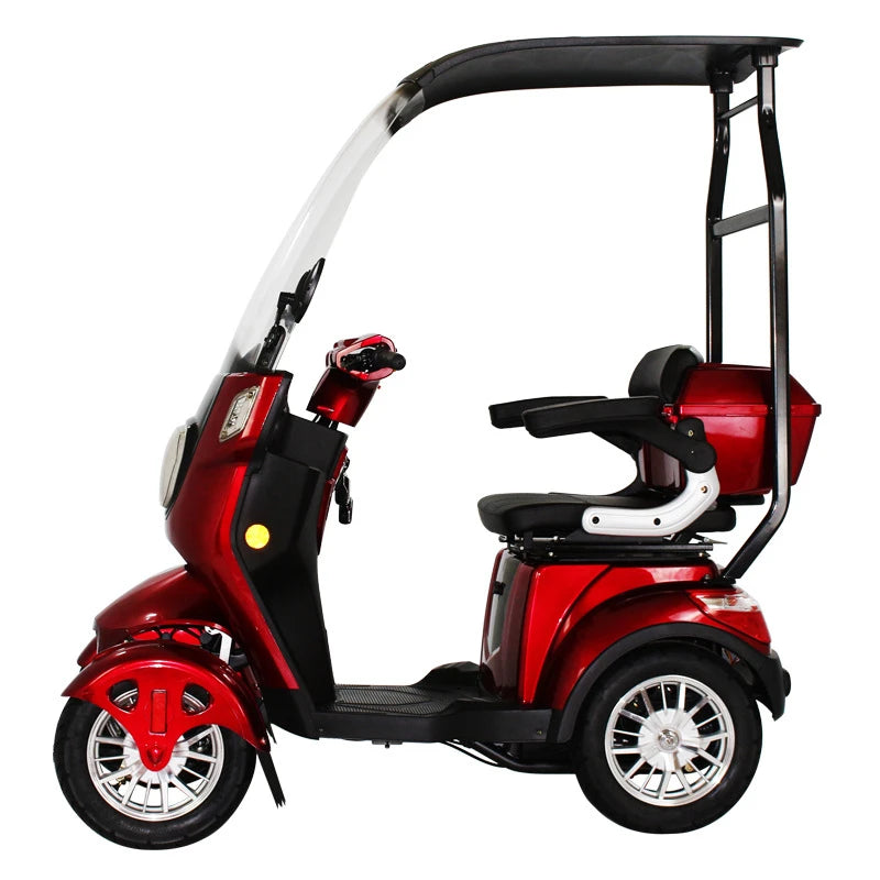 disabled mobility scooters electric 4 wheel scooter with roof for handicapped person elderly adults