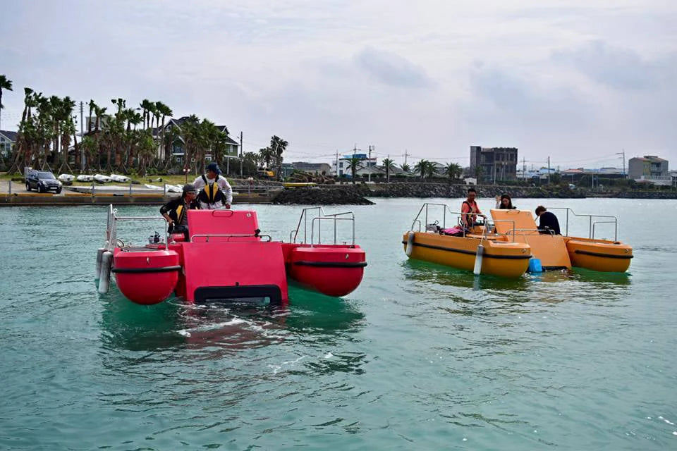 Underwater Viewing Submarine Hybrid Pontoon Boat