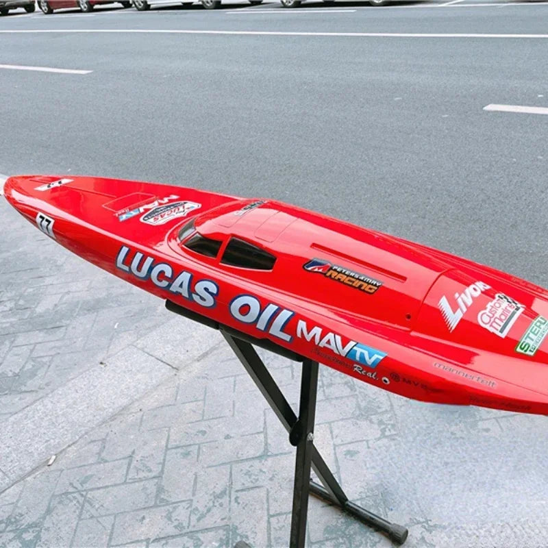 Twin-engine O-boat Ship Model Lucas Oil German Ship Type Big Mono 1.52m Long Power Boat Brushless Electric Boat