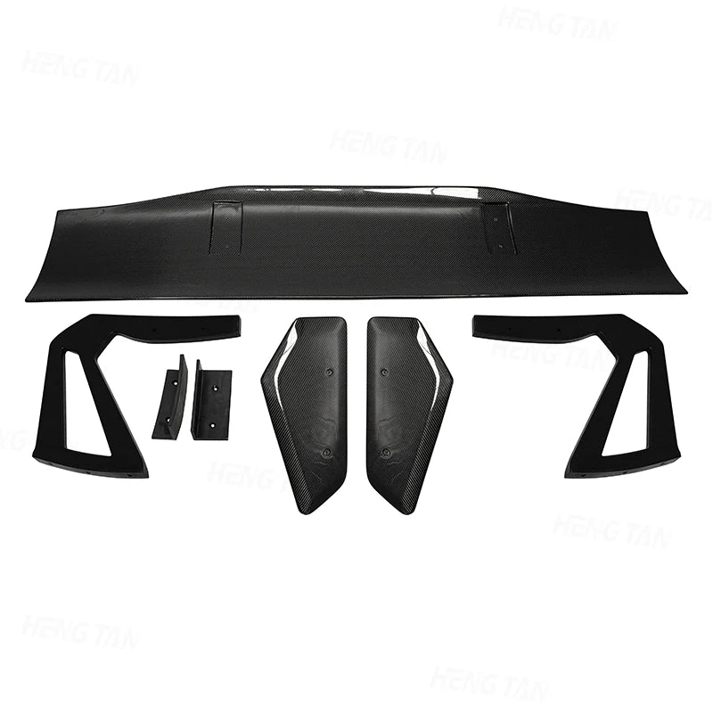 For Ford Mustang 2015-2022 Carbon Fiber Car Rear Trunk Spoiler Rear Wing Tail Wing Parts Upgrade Body kit Car Accessories