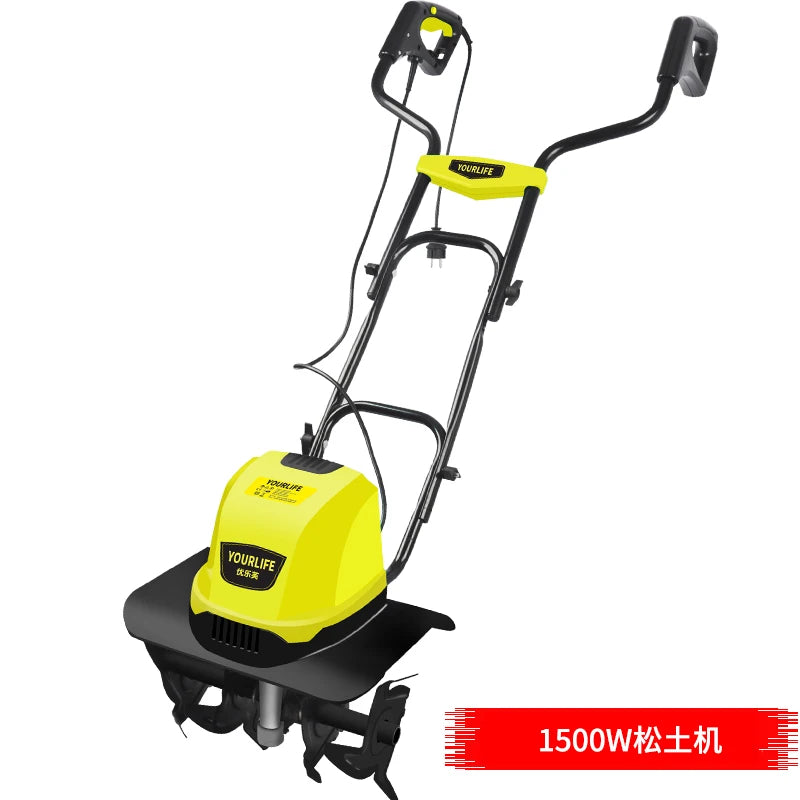 Electric Ground-Turning and Soil-Loosening Artifact Mini-Tiller Small Soil Preparation Machine Household