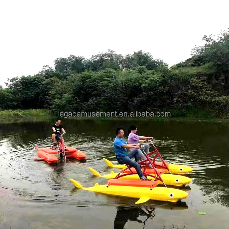 water park equipment sea cycle water bike pedal boat