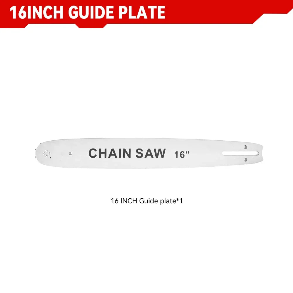 16 Inch Chainsaw For Woodworking Garden Replacement Electric Saw Guide Plate Chainsaw Blade Pruning Chain Saw Accessories