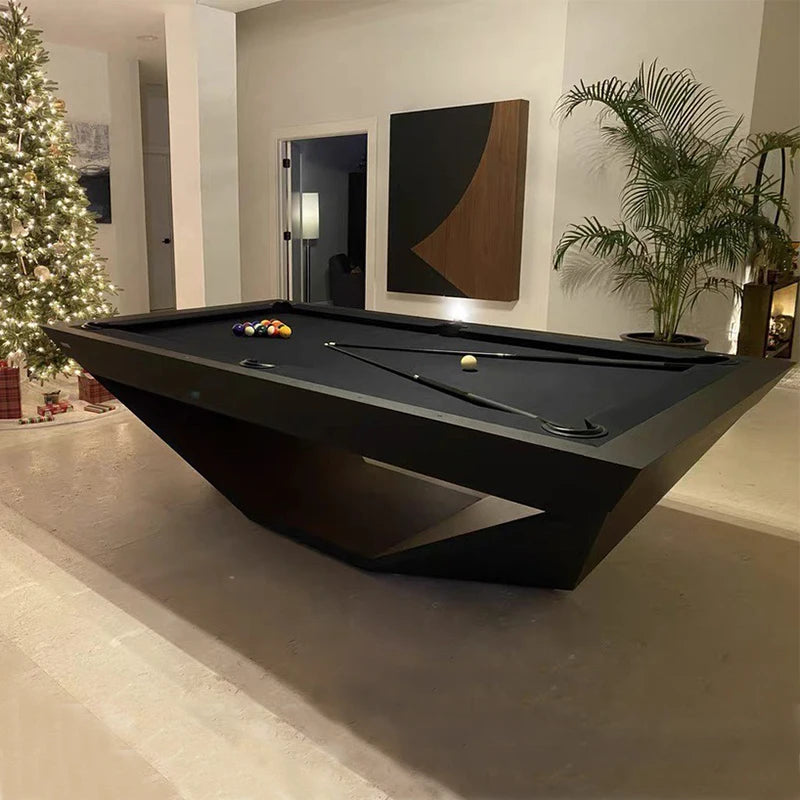 High-End Custom Home Pool Table Club Multi-Functional Solid Wood Full Set