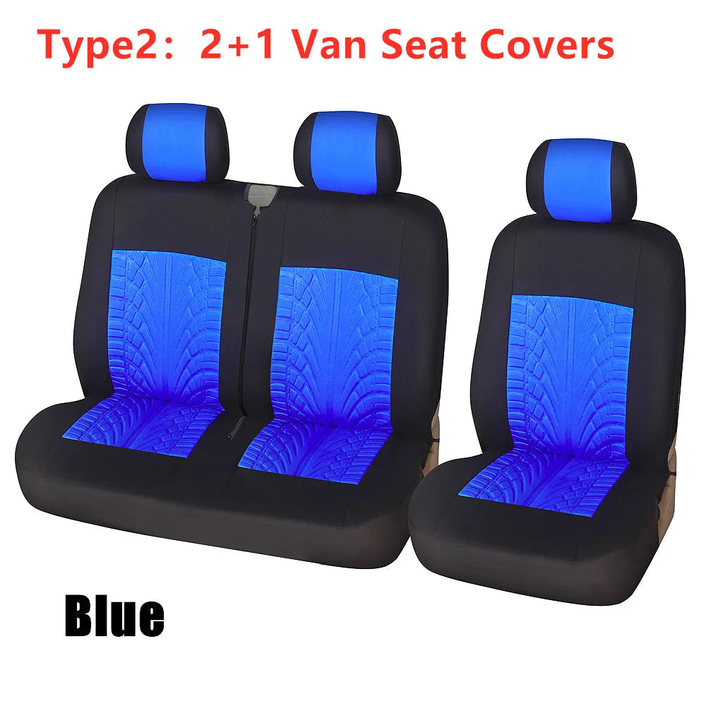 2+1 Seat Covers Car Seat Cover for Transporter for Ford Transit Van Truck Lorry for Renault for Peugeot for Opel Vivaro