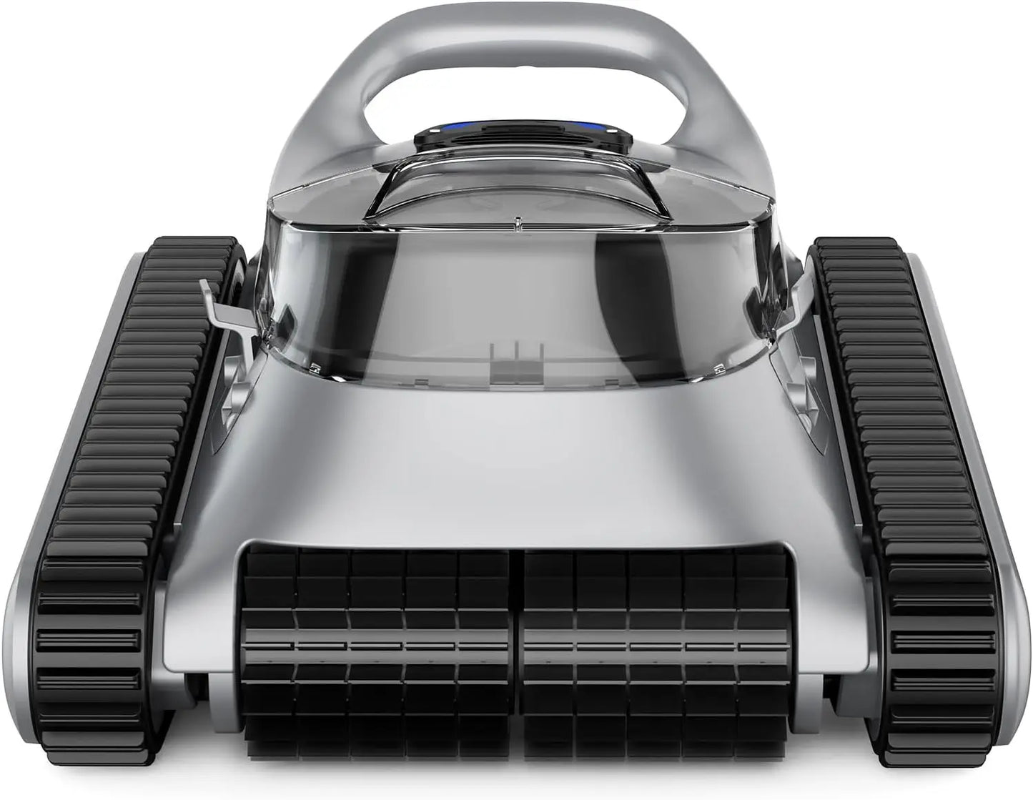 Cordless Robotic Pool Cleaner: Automatic Pool Vacuum Robot Lasts 150 Mins Powerful Suction LED Indicator Self-Parking