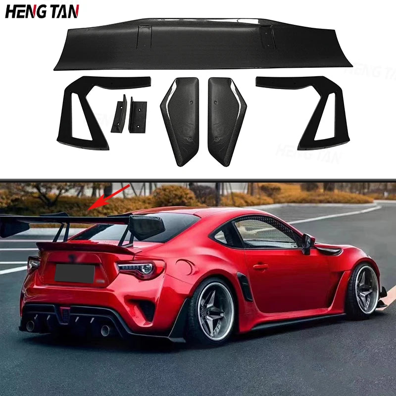 For Ford Mustang 2015-2022 Carbon Fiber Car Rear Trunk Spoiler Rear Wing Tail Wing Parts Upgrade Body kit Car Accessories