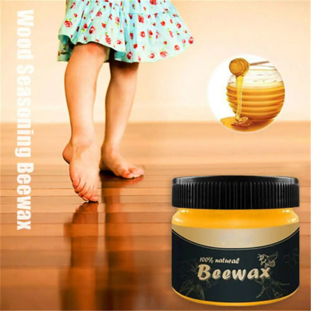 New Wood Seasoning Beewax Multipurpose Furniture Care Polish Cleaner for Floor Tables Cabinets Easy to Use All-Purpose Cleaner