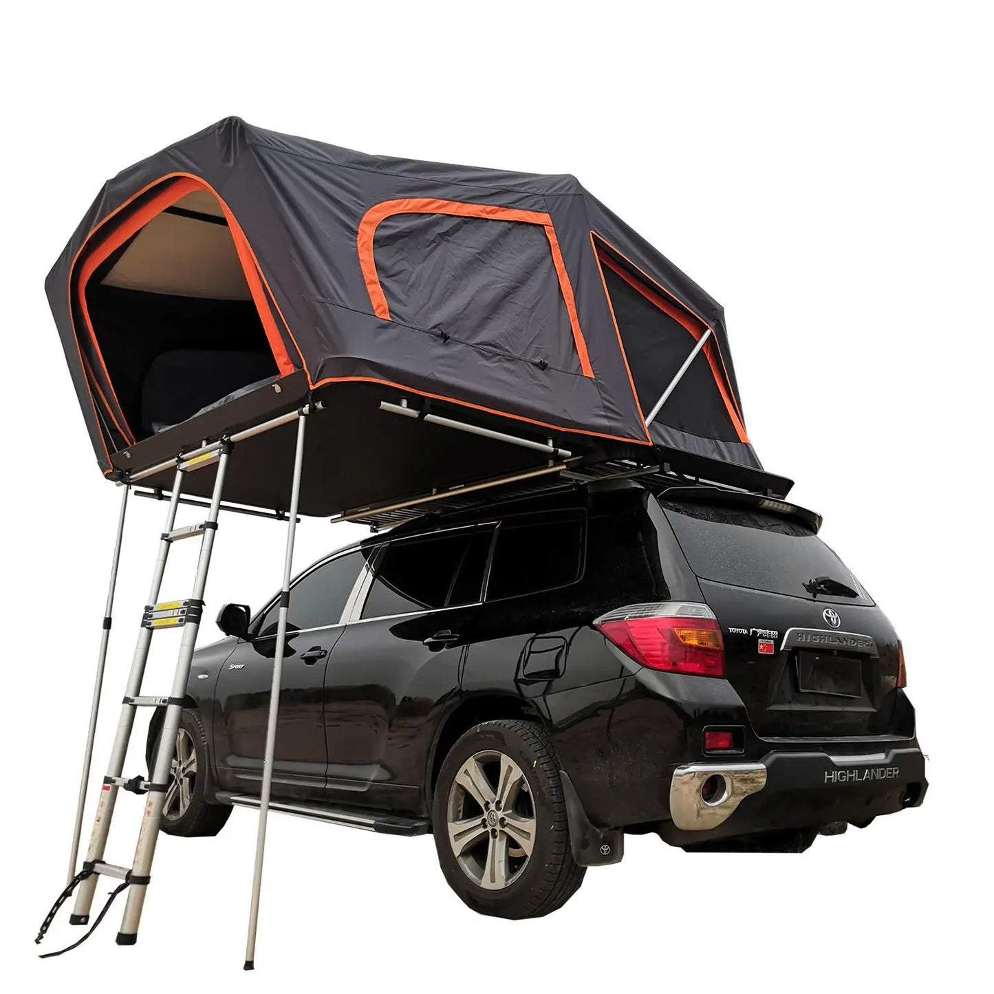 High Quality Foldable Car Tent For 4 People Outdoor Waterproof Car Hard Shell Roof Top Tent With Sunscreen Big Space