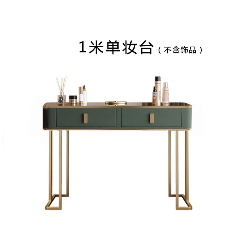 Ornaments Luxury Dressing Table Nordic Vanity Apartment Chairs Organizer Dressers Cabinet Container Storage Tocador Decoration