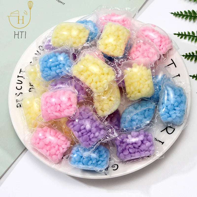 10pcs Laundry Fragrance Beads Granule Water Soluble Softener Pods Laundry Scent Booster Aroma Boosting Clothes Aromatherapy