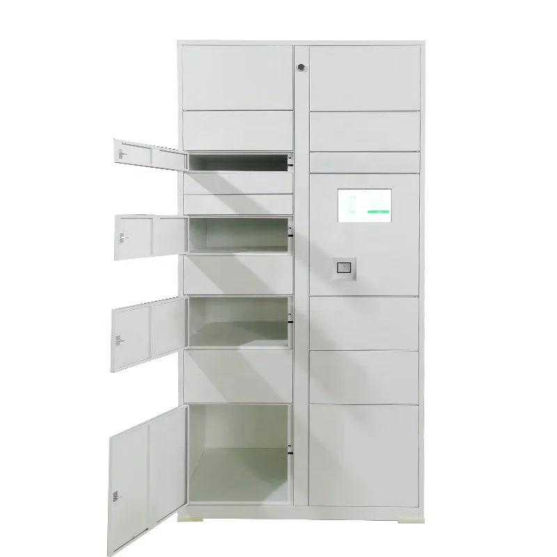 Steel Smart Storage Locker, Outdoor Electronic Parcel Delivery