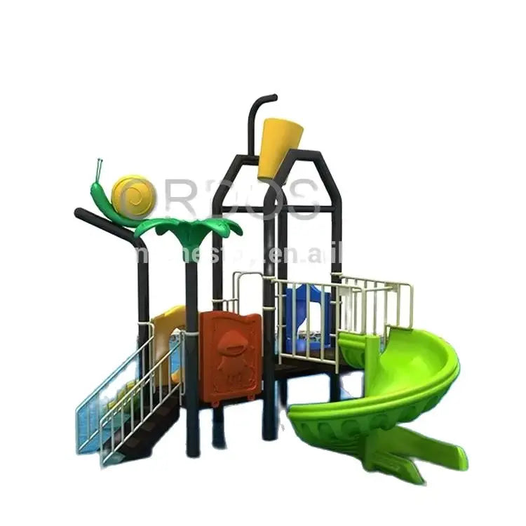 Children Pool Amusement Park Plastic Slide outdoor Water playground equipment new For Kids