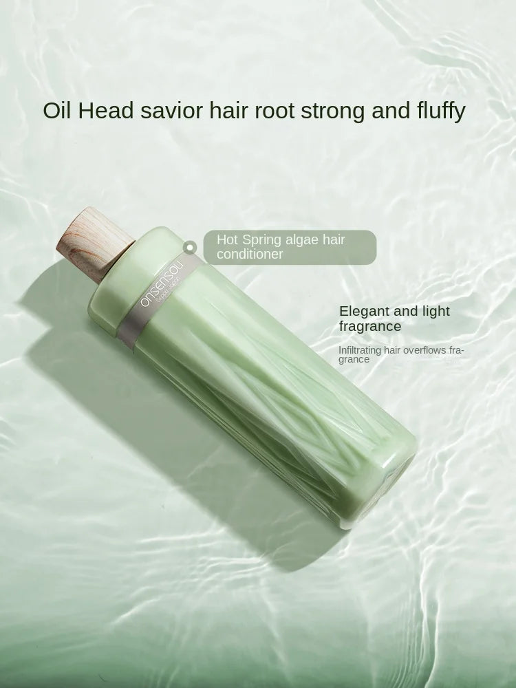 Onsensou Hot Spring Algae Shampoo Conditioner Set Oil Control Fluffy Silicone Free