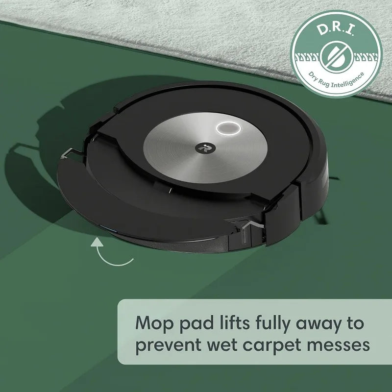 iRobot Roomba Combo j7+ Self-Emptying Robot Vacuum & Mop - Automatically Vacuums and Mops, Fully Retractable Mop pad