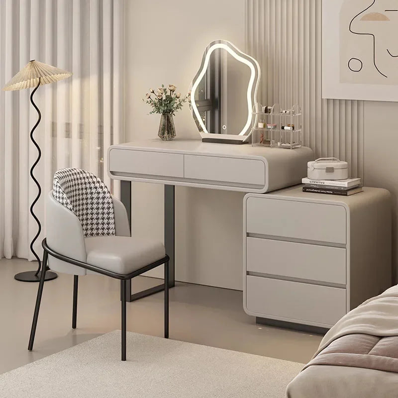 Storage Modern Dressing Table Drawers Luxury Side Drawer Dressing Table Mirrors Cabinets Tocador Maquillaje Bedroom Furniture