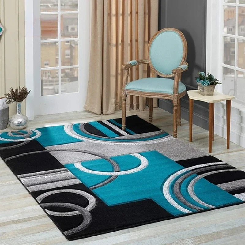 Nordic Geometric Carpet for Living Room Modern Luxury Decor Sofa Table Large Area Rugs Bathroom Mat Alfombra Para Cocina Tapis