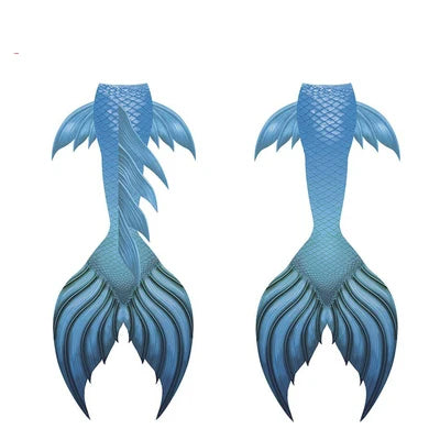 Learn to Dive Professional Free Diving Mermaid Fishtail Bikini High Elastic Fabric Aquarium Show Suit Plus Size