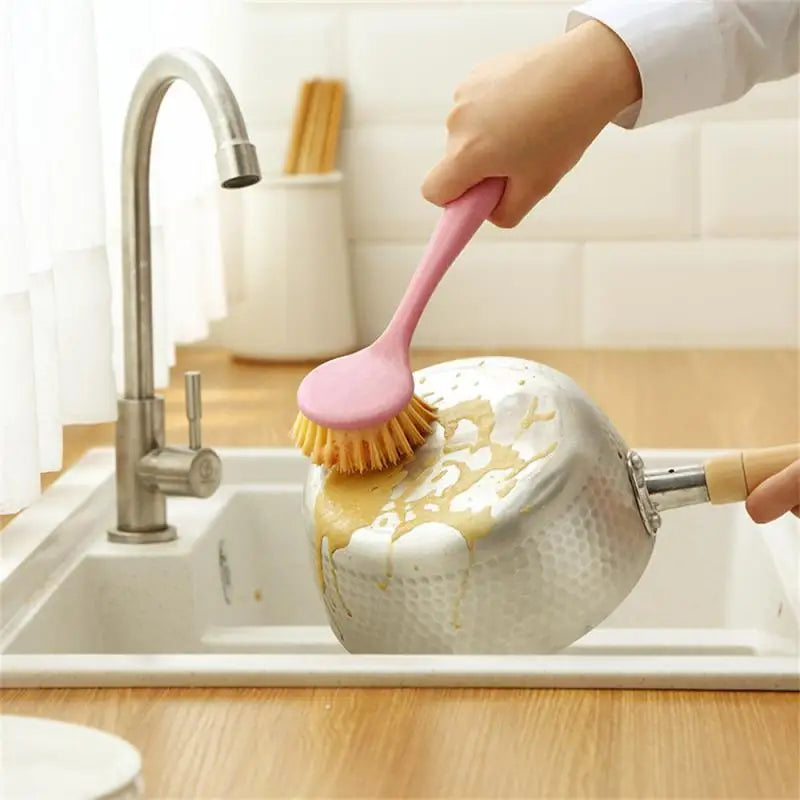 1PC Dish Brush Pot Brush Cleaning Products Tools For Home Dishwashing Non-stick Oil Brush  Accessories For Kitchen