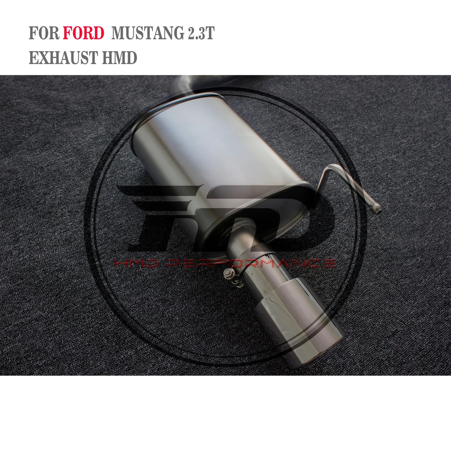 HMD Exhaust System For Ford Mustang 2.3T Exhaust Catback Valve Exhaust Performance Upgrade