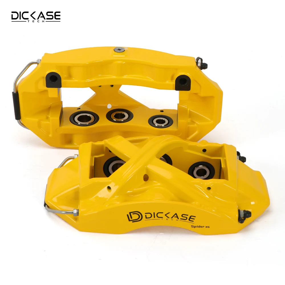 Dicase High Performance 6 Pot Big Brake Caliper Kit with High Carbon Alloy Disc Rotor for Ford Focus St 225 Mk2