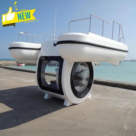 Ecocampor New Semi Submarine Cabin Boats For Underwater Excursion