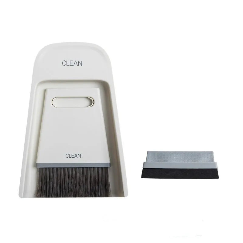 Mini Desktop Wet And Dry Cleaning Brush Coffee Bar Small Broom Dustpan Home Kitchen Multi-function Hand Broom Business Gifts