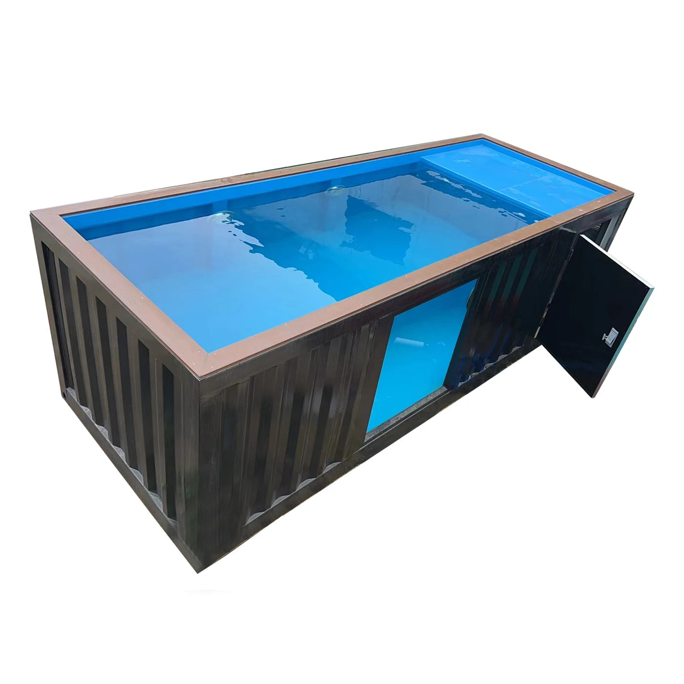 Wholesale house  customized modular shipping container swimming pool 20ft 40ft pool container