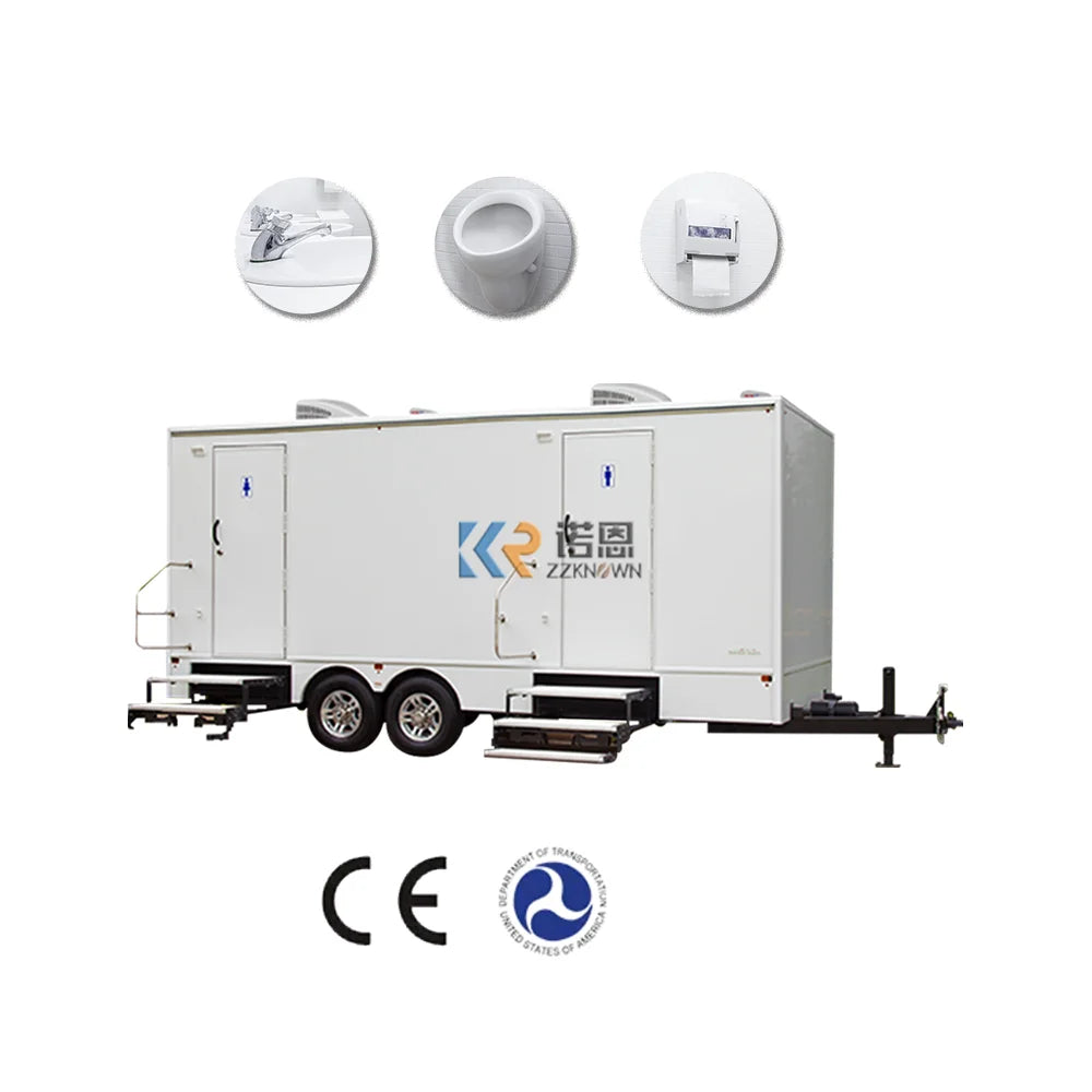 Portable Toilets Cabin Portable Toilets Mobile Plastic Outdoor Portable Toilet Trailer Restroom Trailer