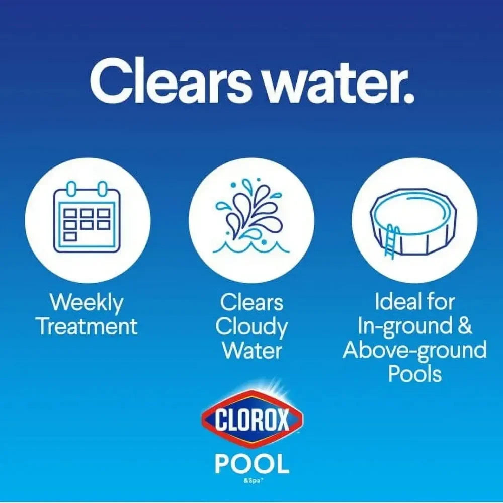 Clorox Pool&Spa Crazy Clarifier Recommended Use for Insanely Clear Pool Water