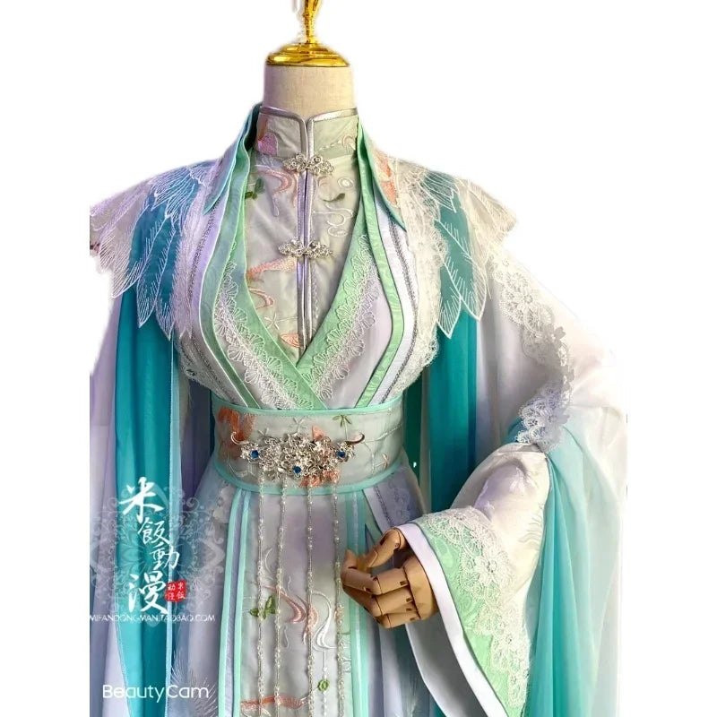 Tian Guan Ci Fu Shi Qingxuan Anime Cosplay Costume Heaven Official's Blessing Ancient Costume Men Women' Chinese Hanfu Full Set