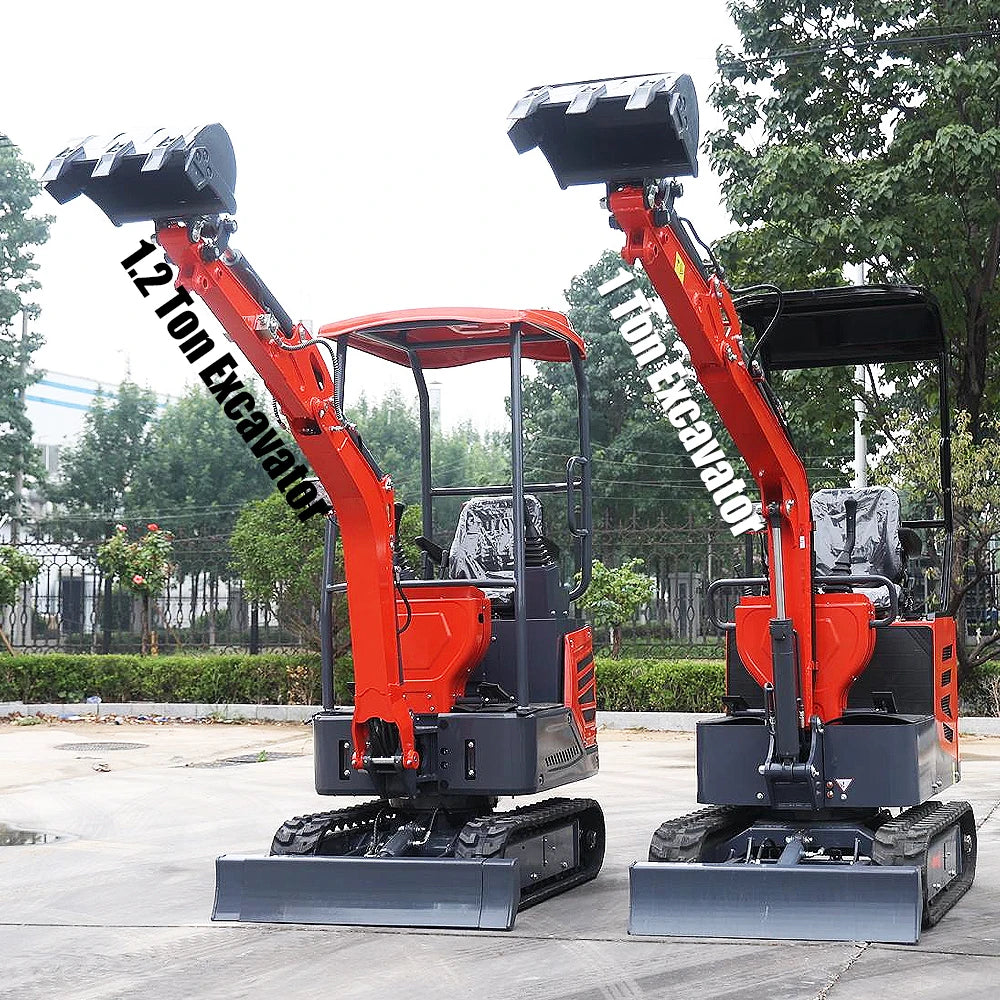 Mini Excavator 1Ton Micro Bagger Small Excav Micro Digger 800kg Mini Digger for Sale Small Excavator Hydraulic Crawler Excavator