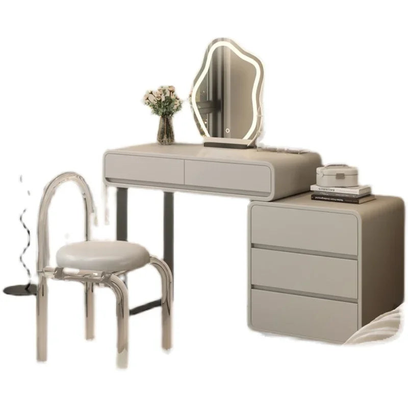 Storage Modern Dressing Table Drawers Luxury Side Drawer Dressing Table Mirrors Cabinets Tocador Maquillaje Bedroom Furniture