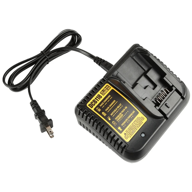 DCB118 Battery Charger For Dewalt Battery 12V 14.4V 18V 20V DCB200 DCB201 DCB203 DCB205 DCB206 DCB140 &DCB121