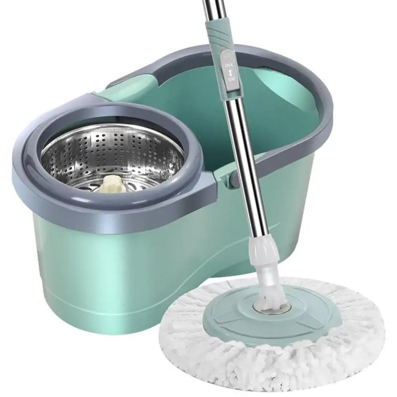 Spin Mop And Bucket Set Rotatable Automatic Dewatering Broom Mop  Floor Cleaning Tools  Household Kitchen Livinmg Room Clean Mop