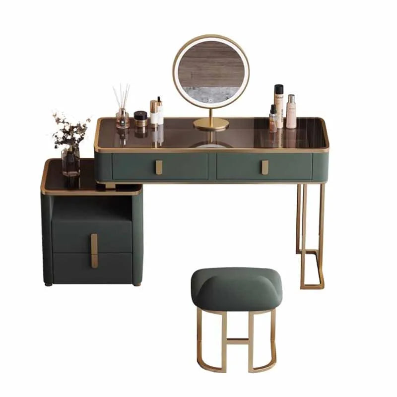 Ornaments Luxury Dressing Table Nordic Vanity Apartment Chairs Organizer Dressing Tables Container Storage Tocador Decoration