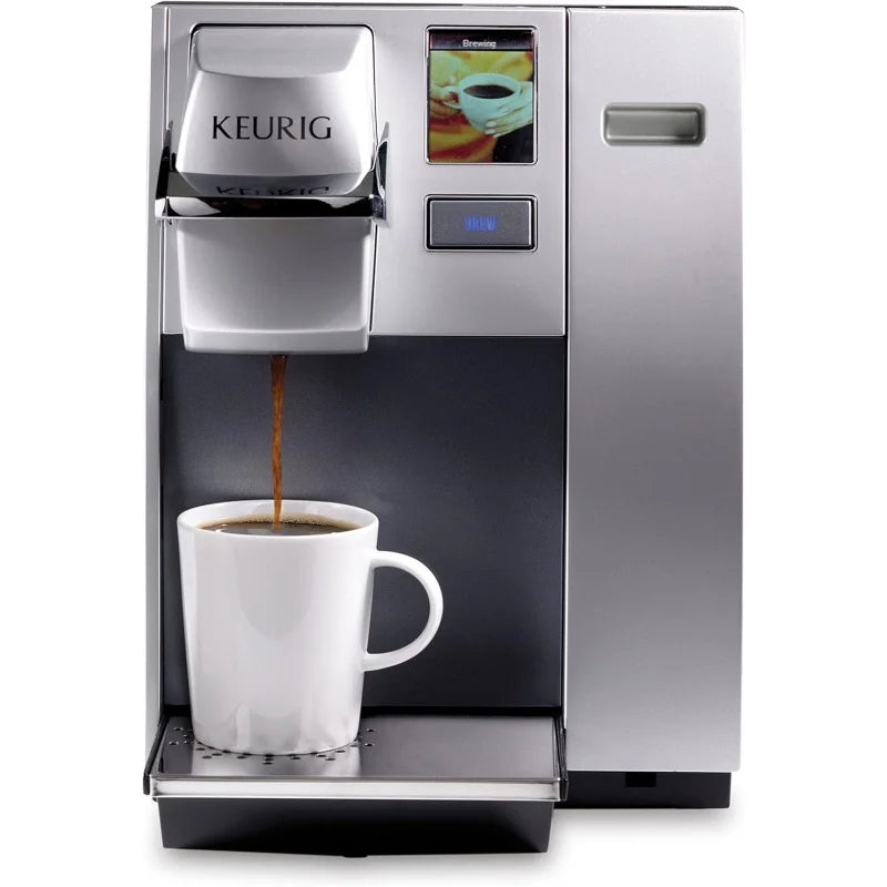 Keurig K-Mini Single Serve Coffee Maker, Studio Gray, 6 to 12 oz. Brew Sizes & K155 Office Pro Single Cup Commercial K-Cup P