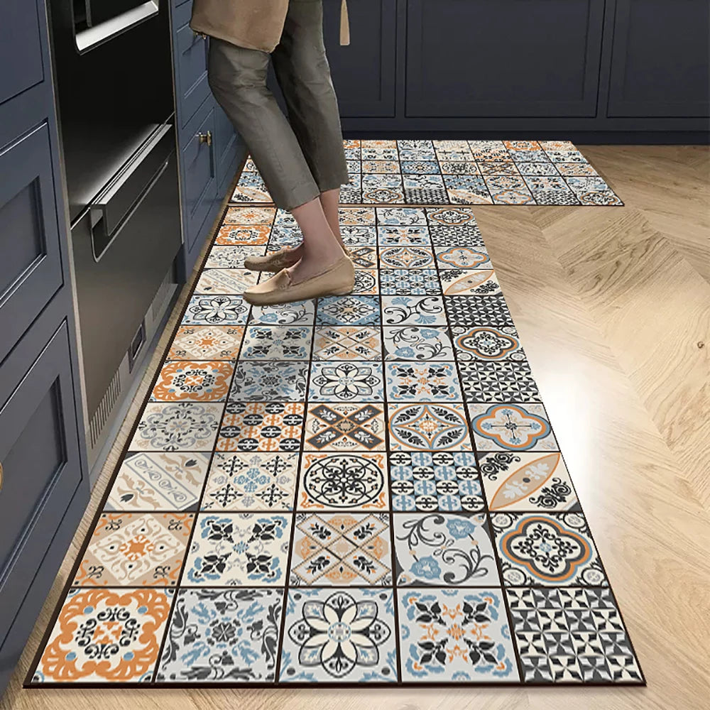 Non-slip Kitchen Carpets for Living Room Long Area Rug Kitchen Floor M0at Carpets Entrance Door Mat Home Decor Alfombra Tapis