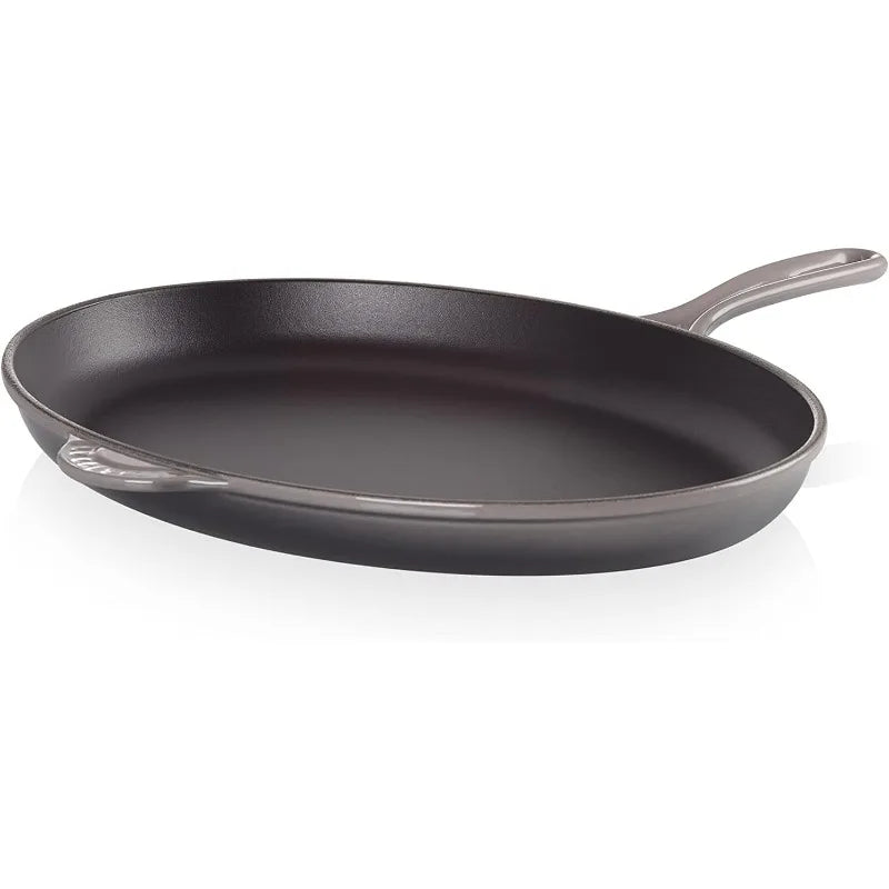 Le Creuset Enameled Cast-Iron 15.75 Inch Oval Skillet, Flame