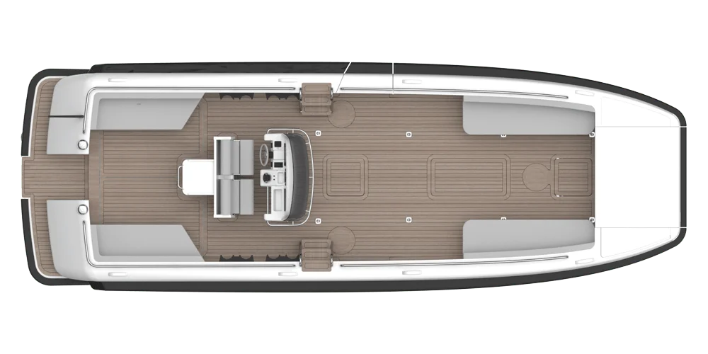 Luxury All Welded Aluminum Fishing Boat Yacht Landing Boat For Lake & Ocean
