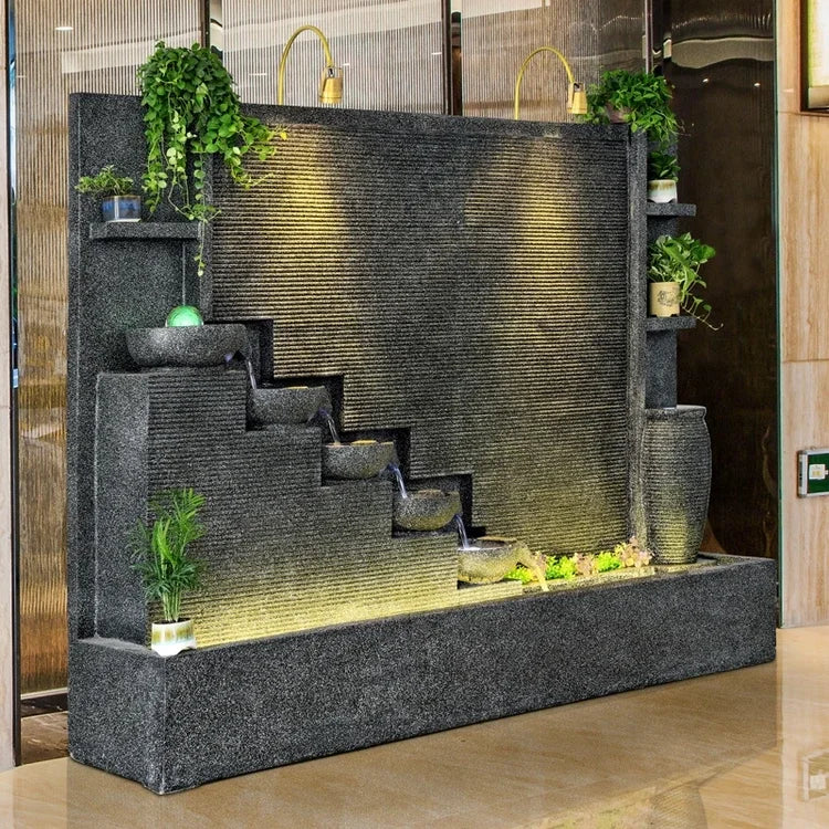 New Products Garden Marble Granite Stone Indoor Home Decor Water Wall Waterfall Fountain