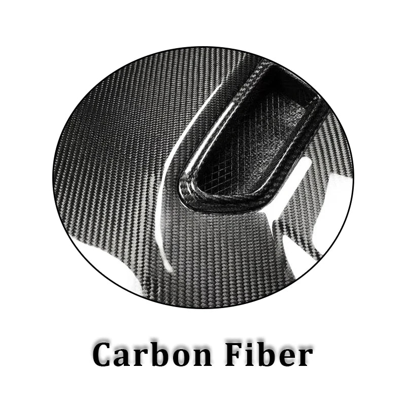 Carbon Fiber For Ford Mustang 2015-2017 AC Style Car Front Bumper Engine Hood Bonnet Vent Cover Parts Upgrade Body kit