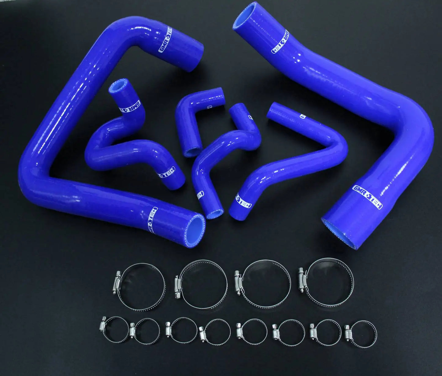 6PCS Radiator Silicone Coolant Hose Kit For Ford Mustang 1986-1993 1987 88 89 GT LX Cobra 5.0 Performance Parts Red Blue Black