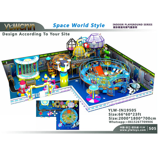 YLWCNN Customized Made Kids Indoor Playground Ball Pool Slide Game Spider Tower Game Equipment Amusement Paradise