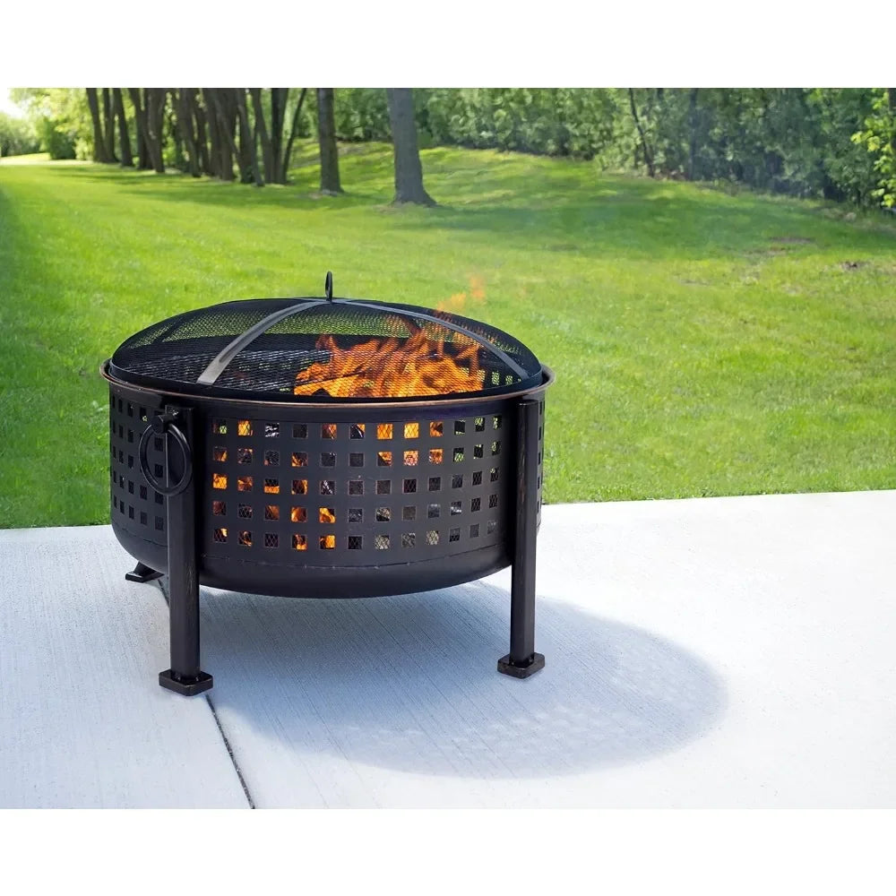 OFW821RC Langston 12" Deep Bowl Fire Pit fire pit table outdoor  outdoor fireplace  outdoor fire pit