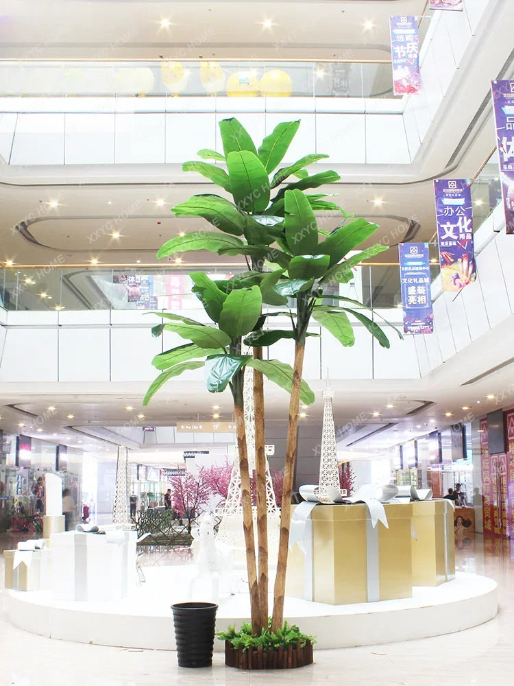 Simulation Tree Indoor and Outdoor Fake Trees Real-Proof Tree  Potted Plant Large Ornamental Flower on-the-Ground Green Plant