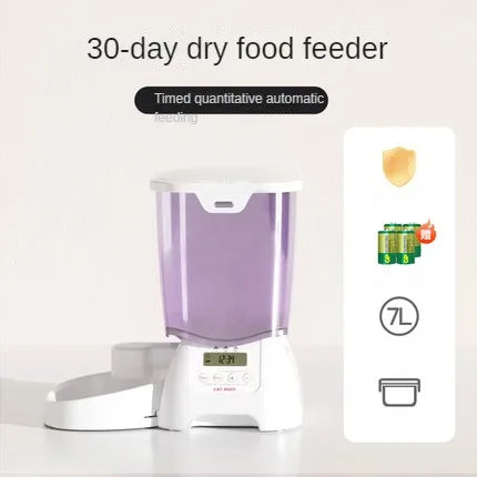 Smart Cat Food Dispenser Automatic Dog Water Feeder Container Wet Feed Keep Pet Bowls Fresh Regularly Small Animal Products