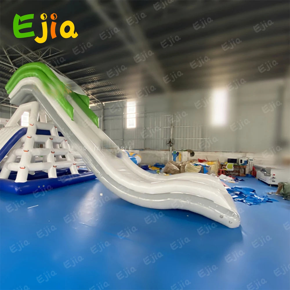 Inflatable Water Yacht Slide,Inflatable Dock Slide For Boat Water Play Equipment